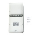 V-Tac hvid væglampe - IP44 udendørs, E27 fatning, uden lyskilde