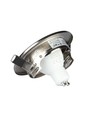 3-pak 5W Indbygningsspot - Stål front, komplet med GU10 holder og LED spot