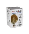 E27 8W dæmpbar LED kæmpe globepære - Ø20 cm, Kultråd, ekstra varm hvid, 2000K