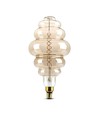 E27 8W dæmpbar LED kæmpe globepære - Ø20 cm, Kultråd, ekstra varm hvid, 1800K