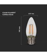 B22 4W LED kertepære - Samsung LED chip, kultråd