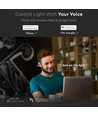 40W Smart Home LED panel - Højde:25mm, 60x60, Tuya/Smart Life, Virker med Google Home, Alexa og smartphones, hvid kant