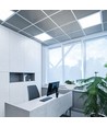 40W Smart Home LED panel - Højde:25mm, 60x60, Tuya/Smart Life, Virker med Google Home, Alexa og smartphones, hvid kant