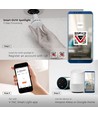 GU10 5W Smart Home LED pære - Tuya/Smart Life, virker med Google Home, Alexa og smartphones