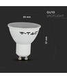 GU10 5W Smart Home LED pære - Tuya/Smart Life, virker med Google Home, Alexa og smartphones