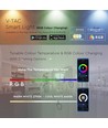 GU10 5W Smart Home LED pære - Tuya/Smart Life, virker med Google Home, Alexa og smartphones