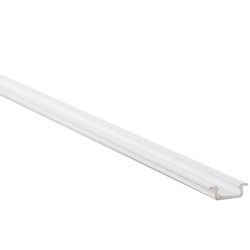 Alu / PVC profiler Aluprofil Type Z til indendørs IP20 LED strip - Nedsænket, 1 meter, hvid, vælg cover