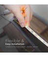 5m 3,6W/m rød/grøn/blå/gul LED strip - 60 LED pr. meter, vælg kulør