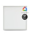 40W Smart Home LED panel - 60x60, Tuya/Smart Life, Virker med Google Home, Alexa og smartphones, hvid kant