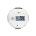 V-Tac 4W LED hvid væglampe - Rund, IP65 udendørs, 230V, inkl. lyskilde