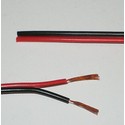 12-24V ledning rød/sort - 2x0,5mm², metervare, min. 5 meter