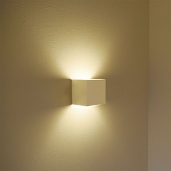 Udendørs væglamper V-Tac 12W LED hvid væglampe - Firkantet, justerbar spredning, IP65 udendørs, 230V, inkl. lyskilde