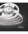 5m 9W/m LED strip - 24V DC, IP20, 60 LED pr. meter