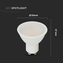 V-Tac 10W LED spot - Samsung LED chip, 230V, GU10