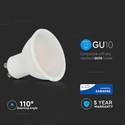 V-Tac 10W LED spot - Samsung LED chip, 230V, GU10