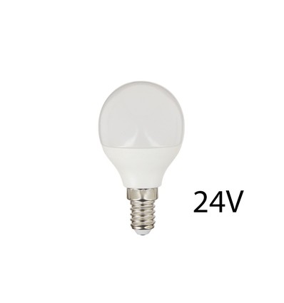 E14 4,5W LED pære - 24V DC, P45