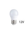 E27 4W LED pære - 12VDC, G45