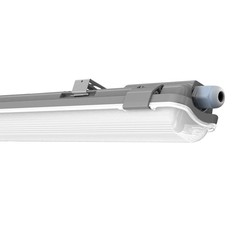 LED armatur V-Tac 60 cm vandtæt armatur med rør - Inkl. 1 stk. 10W LED rør, IP65, 230V