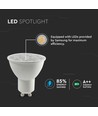 GU10 6W LED spot - Samsung LED chip, 10° ekstra fokuseret
