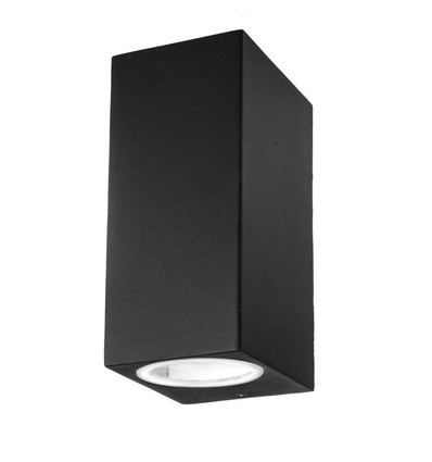 GU10 Væglampe med op/ned lys - IP44 udendørs, uden lyskilde