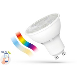 GU10 LED 5W Smart Home LED pære - Tuya/Smart Life, virker med Google Home, Alexa og smartphones, GU10