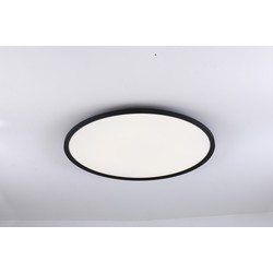 Store paneler Outlet: LEDlife 40W LED rundt panel - 100 lm/W, Ø60, sort, inkl. monteringsbeslag