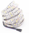 5m 12W/m RGB+WW LED strip - 12V, IP65, 60 LED pr. meter