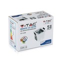 Outlet: V-Tac 4W LED downlight - Hul: 4,5x4,5 cm, Mål: 5,5x5,5 cm, UGR19, RA90, Samsung LED chip, 230V