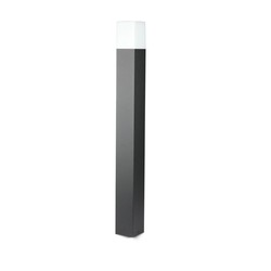 Havelamper V-Tac firkantet havelampe - Sort, 80 cm, IP54, GU10 Fatning, uden lyskilde, 230V