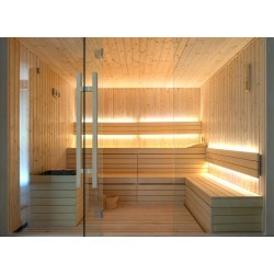 Saunalys LEDlife RGBW Sauna LED strip - 5M, 14W pr. meter, IP68, 24V