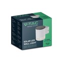V-Tac 0.55W Solcelle væglampe LED - Hvid, IP54