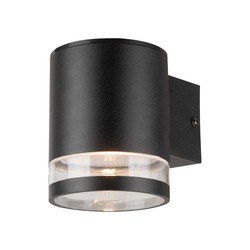 Lamper V-Tac 1W Solcelle væglampe LED med sensor - Sort, IP54