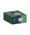 30W Ø20 cm indbygningsspot RA90 - Hul: Ø18 cm, Mål: Ø20 cm, CCT - 3 lyskulører, 3i1, hvid kant