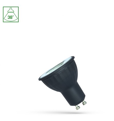 GU10 4W LED spot - Sort