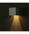 3W Solcelle væglampe LED - IP65, Hvid, sensor