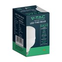V-Tac 50W LED pære - T140, E27 med E40 ringadapter