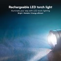 V-Tac 10W LED lygte - 1000 lumens, genopladelig, IP54