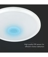 12W LED sensorlampe - IP20 indendørs, CCT, Samsung LED chip, PIR sensor, inkl. lyskilde