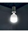 E27 60W LED pære - T160, Med E40 fatningsadapter