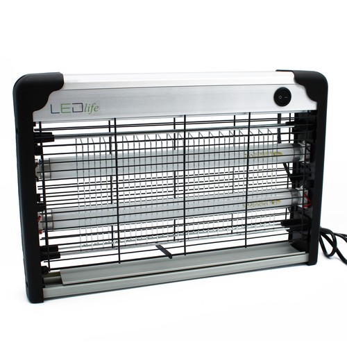 LEDlife insektlampe - 2x10W, indendørs/overdækket, UV-lys, dækker ca. 80m2