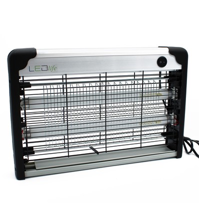 LEDlife insektlampe - 2x10W, indendørs/overdækket, UV-lys, dækker ca. 80m2