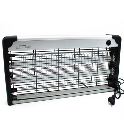 LEDlife insektlampe - 2x15W, indendørs/overdækket, UV-lys, dækker ca. 100m2