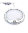 Sono60s møbelspot Ø6cm - 12V DC, Mål: Ø6 cm, Påbygning, sensor, børstet stål