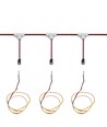 11W per trin Trappe LED COB stripsæt - 24V DC, IP20, Op til 16 trin, tænd/sluk