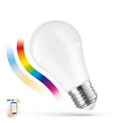 E27 LED 13W Smart Home LED pære - Tuya/Smart Life, virker med Google Home, Alexa og smartphones, A60, E27