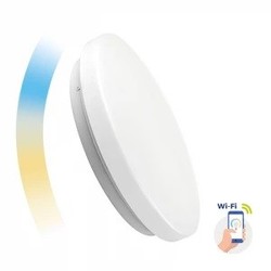 WiFi 36W Smart Home rund LED loftslampe - Tuya/Smart Life, virker med Google Home, Alexa og smartphones, Ø48,8cm, 230V