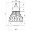 Restsalg: LEDlife kraftig 120W pære - Inkl. wireophæng, 120lm/w, 230V, E40