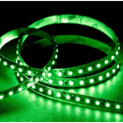 Specifik bølgelængde LED Grøn 525 nm 4,8W/m LED strip - 5m, IP20, 60 LED pr. meter