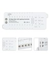 11W per trin Trappe LED COB stripsæt - 24V DC, IP20, Op til 20 trin, med sensor + tænd/sluk kontakt