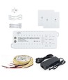 11W per trin Trappe LED COB stripsæt - 24V DC, IP20, Op til 20 trin, med sensor + tænd/sluk kontakt